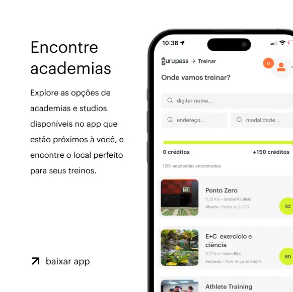 Encontre academias