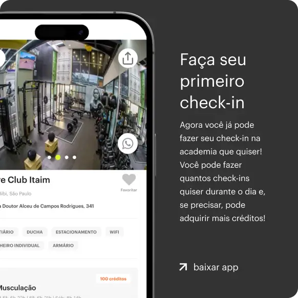 Faça seu primeiro check-in